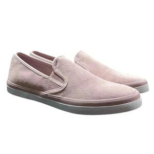 Sperry Top-Sider Seaside Suede Women 11 42.5 Sneakers Shoes Slip On Pink NEW